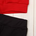Спортивный комплект (куртка+брюки), рост 110 см (5 лет), цвет тёмно-серый/красный (арт. Л376) - Фото 8
