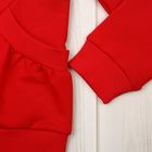 Спортивный комплект (куртка+брюки), рост 98 см (3 года), цвет тёмно-серый/красный (арт. Л376) - Фото 6