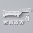 Карниз двухрядный «Цезарь эконом», 200 см, цвет белый - Фото 2