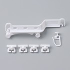 Карниз двухрядный, 180 см, «Цезарь эконом», цвет белый - Фото 2