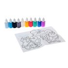 Краски по стеклу "Витраж", 10 цветов х 20 мл - Фото 2