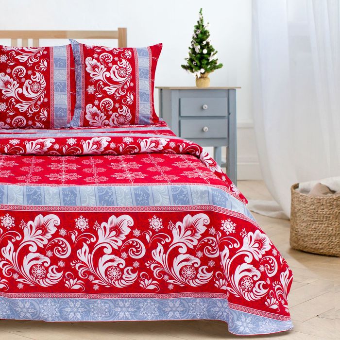 Постельное бельё "Этель" 2 сп Сказка (вид 2) 175*215 см, 200*220 см, 70*70 см -2 шт, 100% хл., бязь - Фото 1