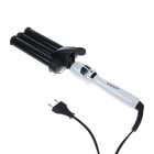 Плойка Galaxy GL 4606, 70 Вт, керамическое покрытие, d=22 мм, 200°C, белая - Фото 2