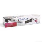Плойка Galaxy GL 4606, 70 Вт, керамическое покрытие, d=22 мм, 200°C, белая - фото 8942443