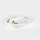 Тарелка глубокая Добрушский завод «Стрекоза», 250 мл, d=20 см, фарфор, белая - Фото 2