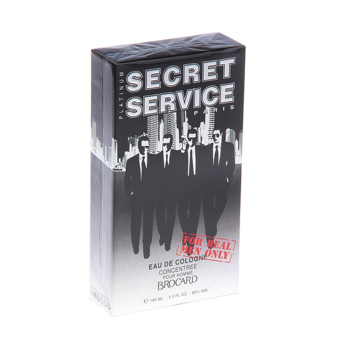 Одеколон мужской Secret Service Platinum, 100 мл - фото 1893584341