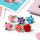 Кольцо «Выбражулька» цветочный букет, МИКС, безразмерное - Фото 2