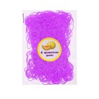 Набор резинок для волос, 200 шт., аромат дыни, цвет фиолетовый - Фото 3