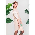 Серьги со стразами «Капля» с завитком, цвет зеленый в серебре - Фото 3