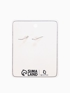 Серьги под натуральный камень «Натурель» эллипс, красные в чернёном серебре - Фото 6