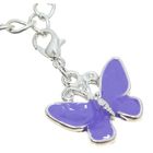 Шармик "Бабочка", цвет фиолетовый в серебре - Фото 1