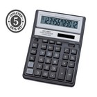 Калькулятор настольный Citizen "SDC-888XBK", 12-разрядный, 158 х 203 х 31 мм, двойное питание, чёрный - фото 317881887