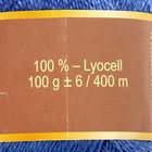 Пряжа "Шелковый блеск" 100% лиоцель(вискоза /эвкалипт) 400 м/100 гр (1326, аквамарин) - Фото 3