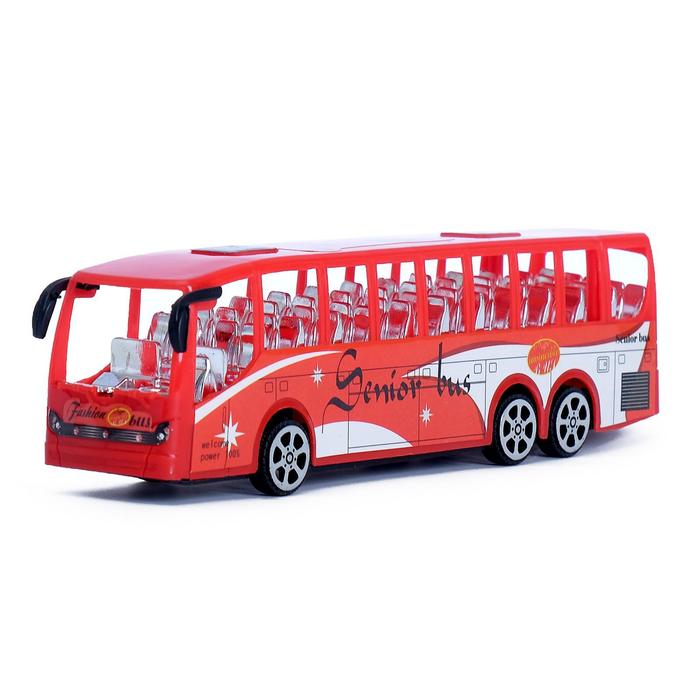 Автобус инерционный «Перевозчик», цвета МИКС