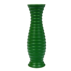 Ваза керамика 33 см яркость зеленая - Фото 1