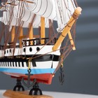 Корабль сувенирный средний «Победа», борта триколор, паруса белые, 32 х 32,5 х 7 см - Фото 2