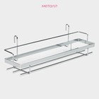 Полка на рейлинг Доляна, 38×9×11.2 см, хромированная - Фото 2