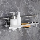 Полка на рейлинг Доляна, 38×9×11.2 см, хромированная - Фото 6