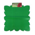 Салфетка для цветов "Полоска", салатовый зелёный, 60 х 60 см, 35 мкм - Фото 2