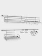 Рейлинговая система для кухни Доляна, базовый набор, 16 предметов - Фото 2