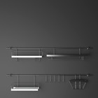 Рейлинговая система для кухни Доляна, базовый набор, 16 предметов - Фото 8