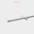 Рейлинг 60 см, d=1 см, c комплектом для монтажа, хромированные - Фото 2