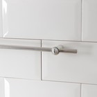 Рейлинг 60 см, d=1 см, c комплектом для монтажа, хромированные - Фото 5