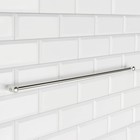 Рейлинг 60 см, d=1 см, c комплектом для монтажа, хромированные - Фото 6