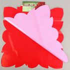 Салфетка для цветов Cartapack "Полоска", G2, красный-розовый, 60х60 см, 35 мкм - Фото 1