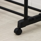 Вешалка - стойка напольная для одежды Доляна, телескопическая, 2 перекладины 80×43×90(160) см - Фото 4