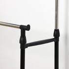 Вешалка - стойка напольная для одежды Доляна, телескопическая, 2 перекладины 80×43×90(160) см - Фото 7