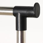 Вешалка - стойка напольная для одежды Доляна, телескопическая, 2 перекладины 80×43×90(160) см - Фото 8