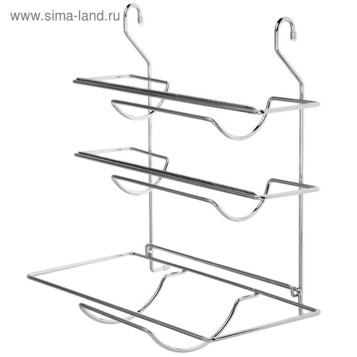 Держатель тройной для пленки, фольги и полотенец на рейлинг - Фото 1
