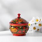 Сахарница дерево хохлома «Большая», 15×10 см - Фото 5