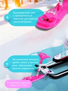 Снегокат «Тимка спорт 4-1 Бабочки», ТС4-1/Б2, со спинкой и ремнём безопасности - Фото 2