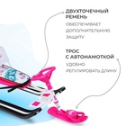 Снегокат «Тимка спорт 4-1 Бабочки», ТС4-1/Б2, со спинкой и ремнём безопасности - Фото 3
