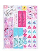 Снегокат «Тимка спорт 4-1 Бабочки», ТС4-1/Б2, со спинкой и ремнём безопасности - Фото 16