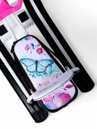 Снегокат «Тимка спорт 4-1 Бабочки», ТС4-1/Б2, со спинкой и ремнём безопасности - Фото 9