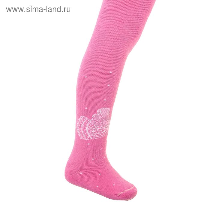 Колготки детские плюшевые ПФС70-2474, цвет розовый, рост 104-110 см - Фото 1