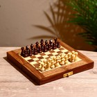 Шахматы, 17.5×17.5×2 см, дерево - Фото 3