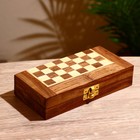 Шахматы, 17.5×17.5×2 см, дерево - Фото 6