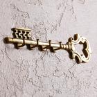 Ключница "Ключ" латунь 20х5,5х2 см - фото 1393080