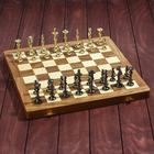 Шахматы латунь "Премиум" 35х18х4,5 см - Фото 2