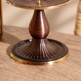 Подсвечник на 1 свечу «Сумана», 8.5×8×8 см, латунь