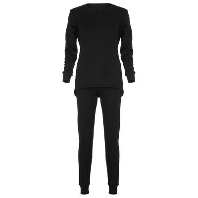 Термобельё женское (лонгслив, кальсоны) «Сибирь», размер 48-50, чёрное