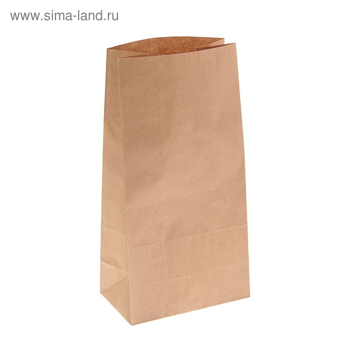 Пакет крафт бумажный фасовочный, 16 х 9,5 х 32 см - Фото 1
