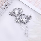 Брошь «Галиотис» цветок в серебре - Фото 2