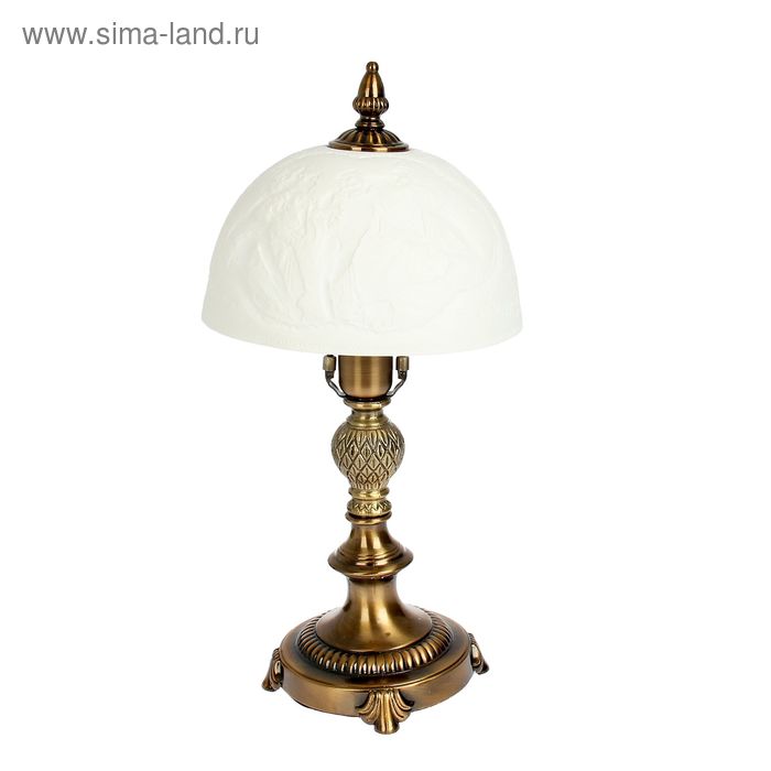 Лампа настольная керамический абажур "Игры с ангелом" 50х25 см - Фото 1
