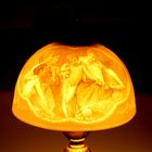 Лампа настольная керамический абажур "Игры с ангелом" 50х25 см - Фото 3