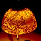 Лампа настольная керамический абажур "Скворец" 46х21 см - Фото 3